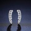 AAA Zirkon Kupfer Mikro-besetzt Diamant-Set Kette Braut Hochzeit Modeschmuck