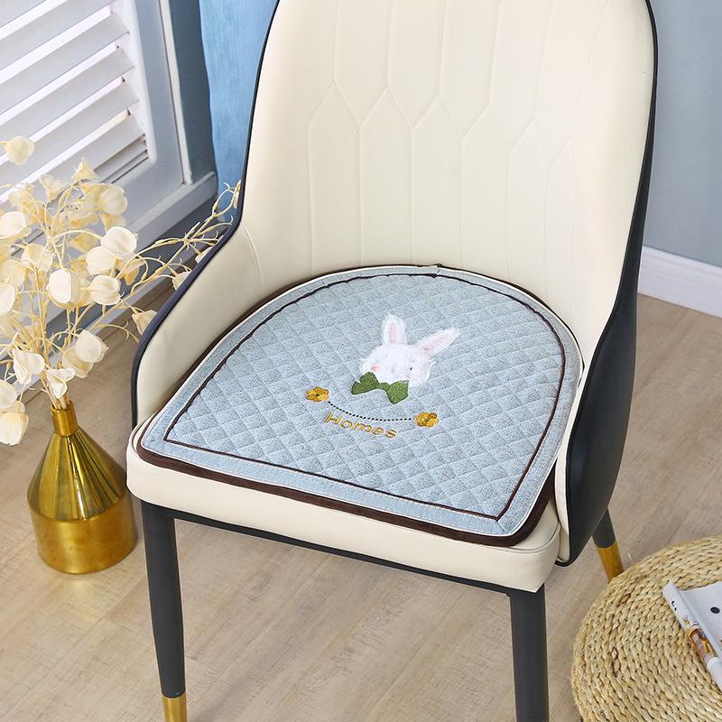 Four Seasons Horseshoe Dining Chair Cushion Stool Butt Cushion Cover Dining Chair Chair Cushion Four Seasons Universal Non-slip Seat Cushion