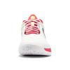 Li Ning Saga 3pro Cushioning Slip Resistant Abrasion Resistant Low Top Badminton Shoes Unisex White Yellow AYAV001-5