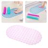Bath Shower Mat NON Slip PVC Bathroom Mats ANTI Slip Strong Suction 35 X 61CM