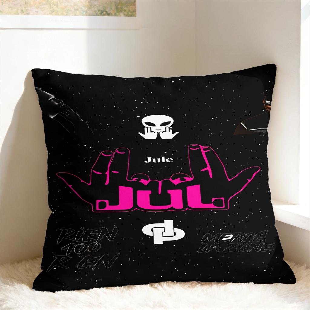 Pillow Cover Rapper Jul Retro Trendy Pillow Case For Couch Sofa Bedroom Pillowcases