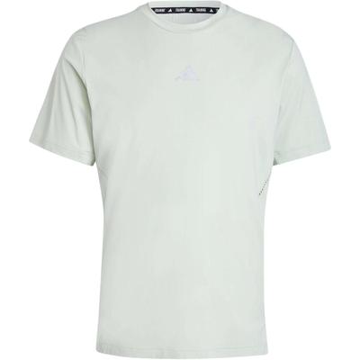 Camiseta Respirável Confortável Cor Sólida Manga Curta Masculina Tops Verde Linho JD0198