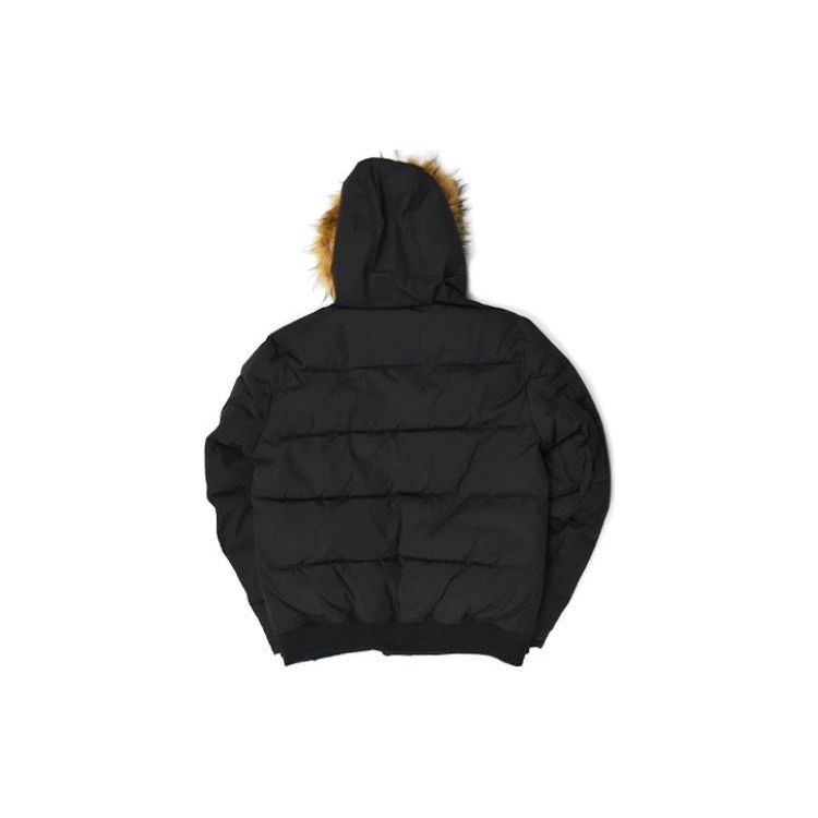Tommy Hilfiger FW22 Brand Logo Embroidered Loose Commuter Versatile Hooded Long Sleeve Jacket Men Jackets Black 159AP863BLACKS