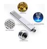 Luxury HomeDec High-Pressure Polished Chrome Water Saving Eco-Friendly Handheld Shower Head for Hotel Bathrooms Brass Faucet