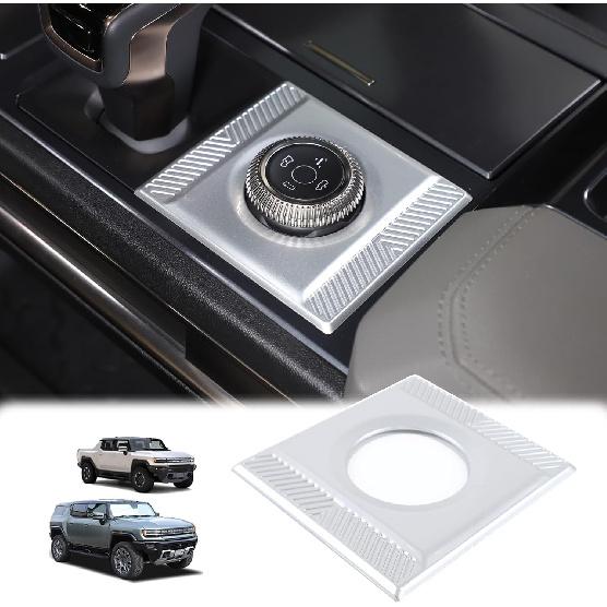 

for Hummer EV Accessories Drive Mode Gear Shift Knobs Covers Center Console Button Rings Decal for 2022-2024 2025 Hummer EV SUV Pickup Car Gear серебряный