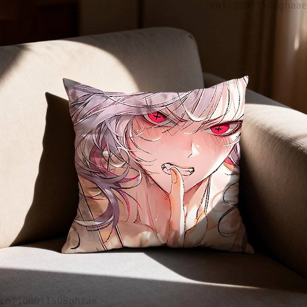 What In HELL Is Bad  Pillow Case Anti-dustmite Pillowcase Invisible Zipper Silky Short Plush Sofa Cushion Cover