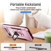For Google Pixel 8a Case Military Grade Ring Kickstand PC + TPU Phone Cover