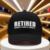 Pc Retirement Cap with Retired  Living It Loving It Text Lightweight Breathable Baseball Hat for Retirement Party
