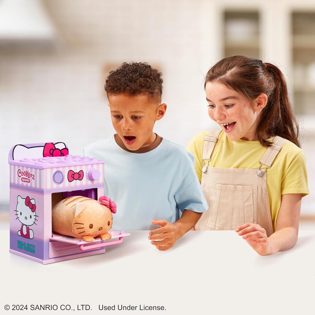 Cookeez Makery Hello Kitty a přátelé Trouba Smíchej a vyrob plyšového nejlepšího přítele Vlož těsto do trouby a buď ohromen, když se z teplého, voňavého,