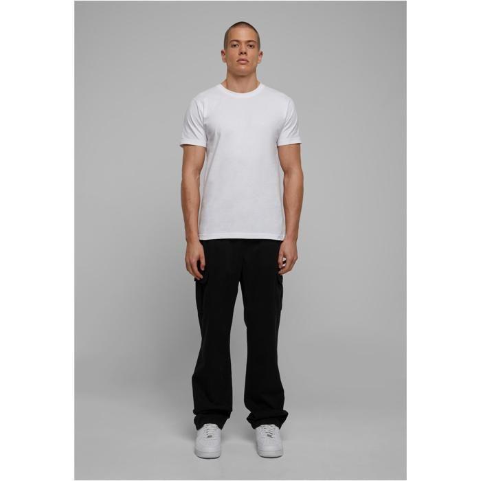 Pantalon Cargo - Urban Classics - Noir - 100% Coton - Ceinture Élastique - Poches Cargo