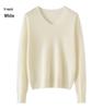 Women's 100% Pure Wool Seamless Knit Sweater, Machine Washable, Round Neck Spring Top
