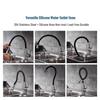 304 Stainless Steel Hot and Cold Faucet with Universal Silicone Hose for Sink and Basin