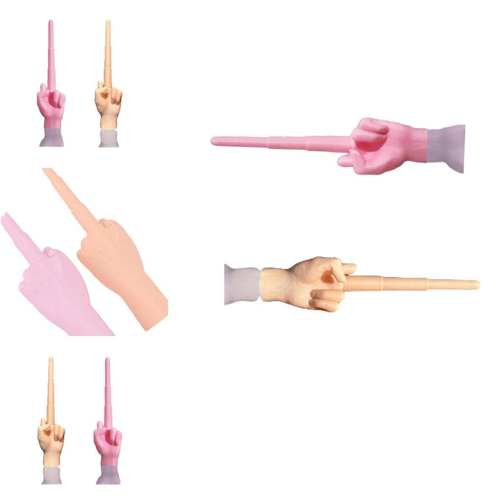 Einzigartige Studentenpaar-freundliche Geste Stretch Mittelfinger Dekompressionsspielzeug Überraschung Blindbox Stand Lustiges und kreatives Spielzeug