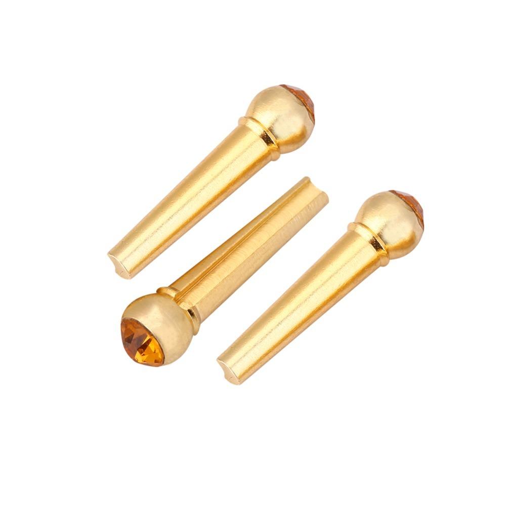 6PCS Metal Music Instrument Parts Fixed Cone Guitar Accessories Guitar Bridge Pins Guitar