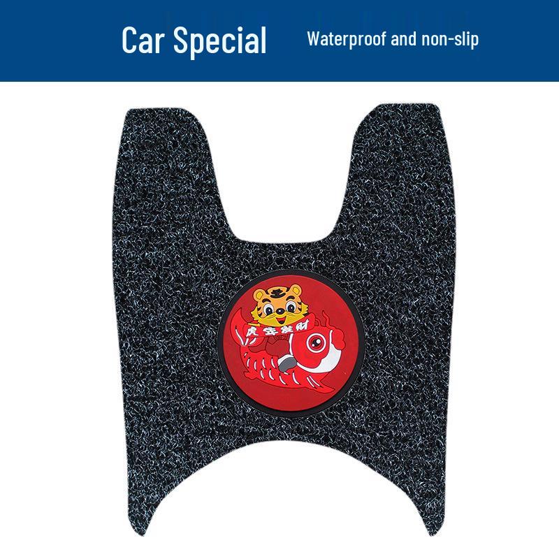 Benling UA125 Motorcycle Coil Foot Mats - Waterproof, Sun-Protected, Dirt & Wear Resistant Pedal Pads.