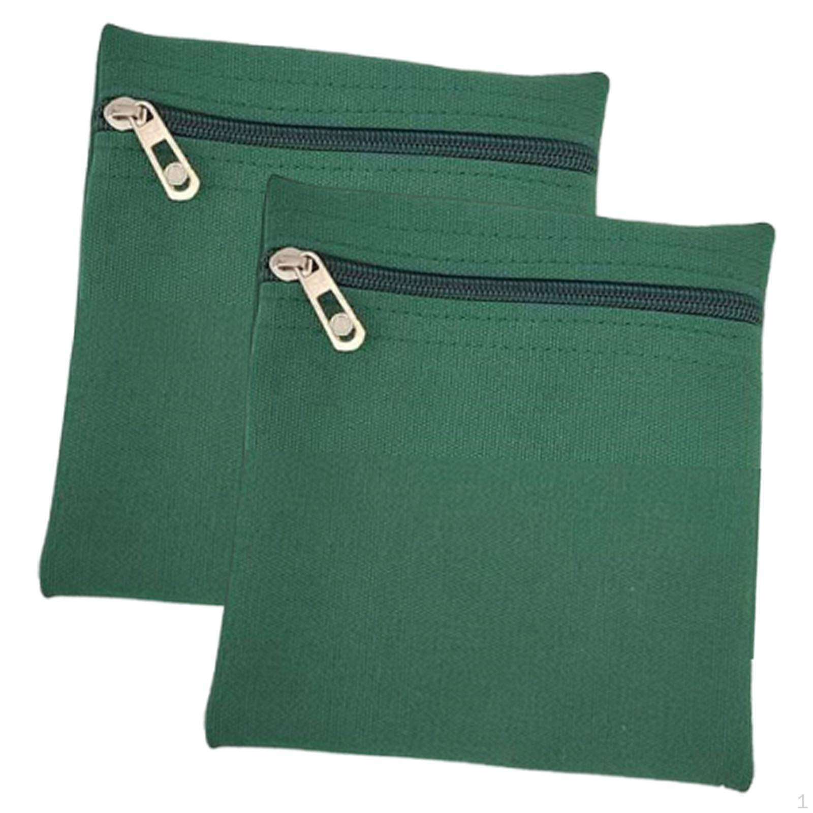 

Inner Pocket with Zipper, Jacket for Sewing in, Made of Canvas, Phone, Wallet, Key зелёный
