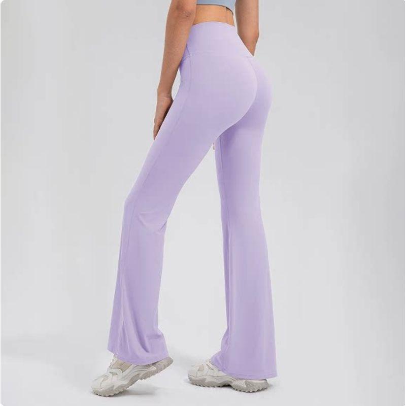 Sexy Milk Brown High Waist Hip Lift Micro-Pull Fitness Trousers
