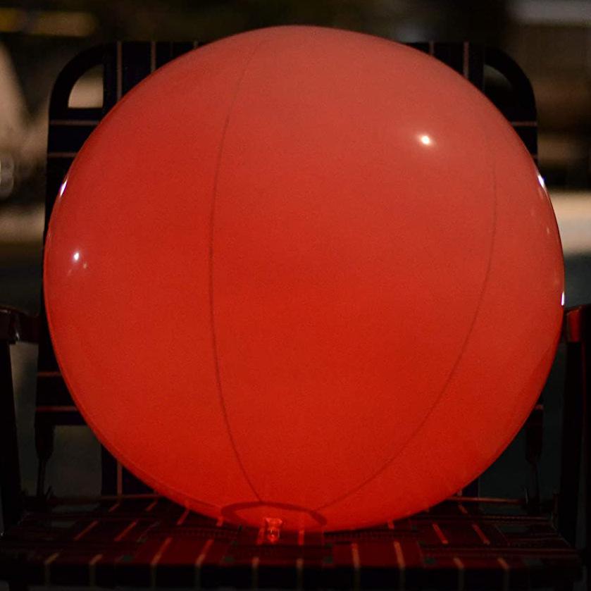 Remote-Controlled 16-Color LED Inflatable 40cm Luminous Beach Ball