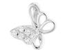 Silver Butterfly Pendant with Amber Colorful Silver Butterfly Pendant 925