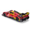Burago 1:43 Ferrari 2024 499P #50 #83 24h LE MANS Acrylbox und Sockel Legierung Luxusfahrzeug Diecast Auto Modell Spielzeug Sammlung