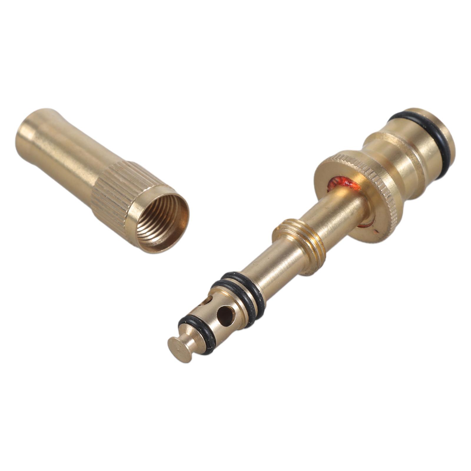 

Heavy Duty Sprayer Hose Nozzle Replacement High Pressure Nozzles Adjustable Brass Nozzle for Car Washing Gardening 1