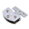 Glass Door Hinge Clamps Stainless Steel Wine Cabinet Bread Cabinet Cupboard Cabinet Gate Clip Door Hinges for 5-9mm