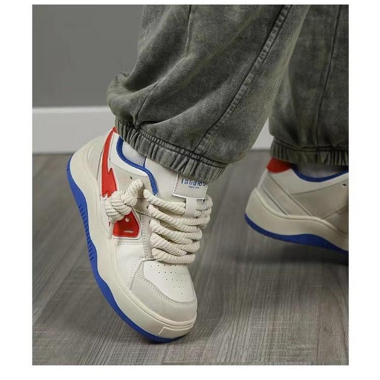 Pánské boty Retro pár Chlebové boty Ins Super Hot All-Matching Sportovní Ležérní Boty Borad Jarní