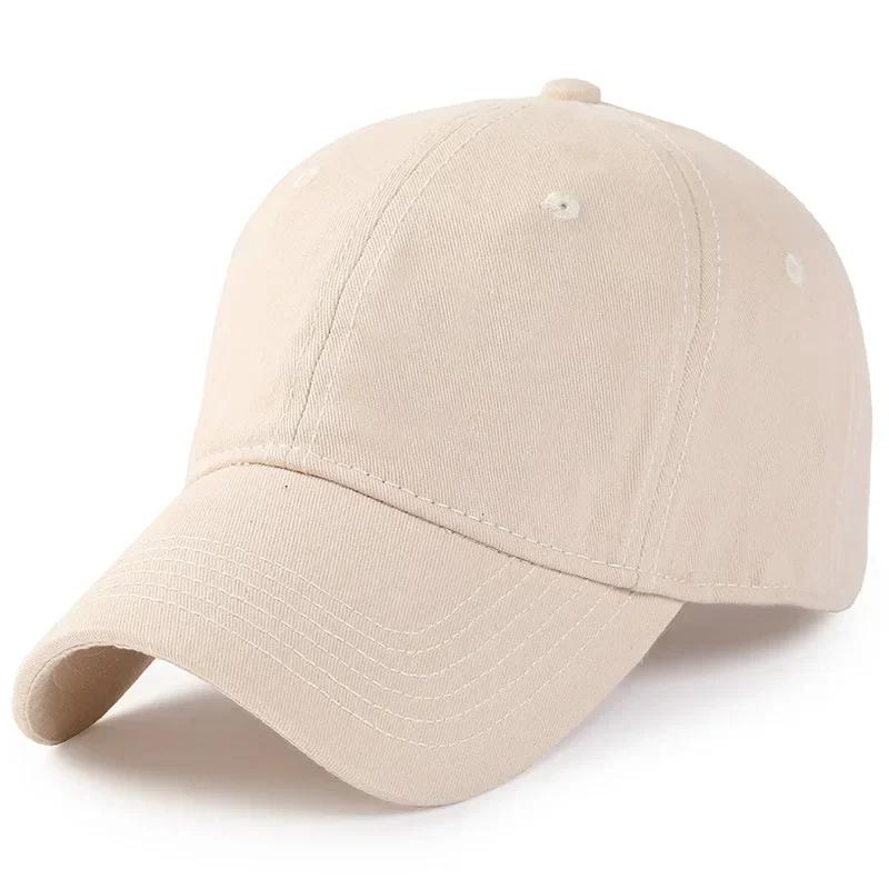 Casquette de Baseball Super Grande 63-67cm Surdimensionnée Grande Tête Hommes Femmes Polyvalente Coton Chapeau de Soleil Doux Trucker Snapback