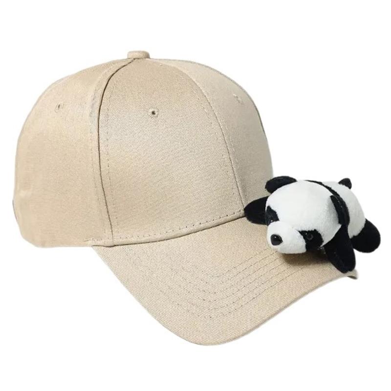 Popular Panda Dolls Baseball Caps For Teens Adult Breathable Cotton Baseball Hat Adjustable Hat For Daily Wear Sport Hat