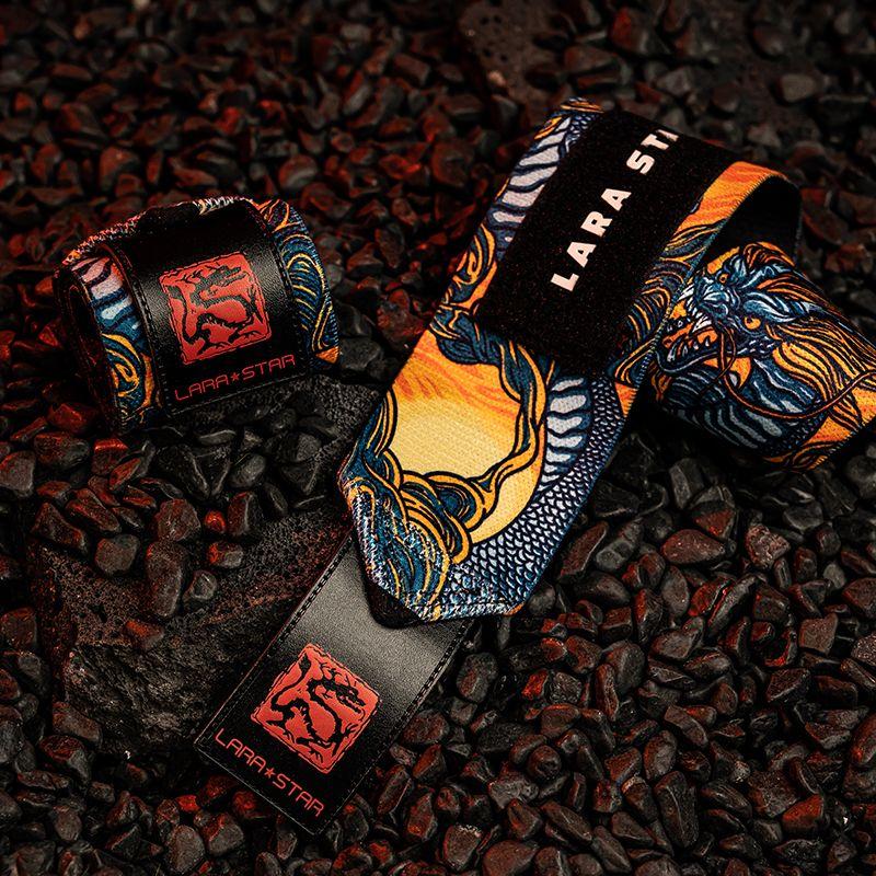 Chinese Zodiac Fitness Wristbands Weightlifting Wrist Strap Booster Belt Pressurized Sports Protection Bench Press Wrist Guard