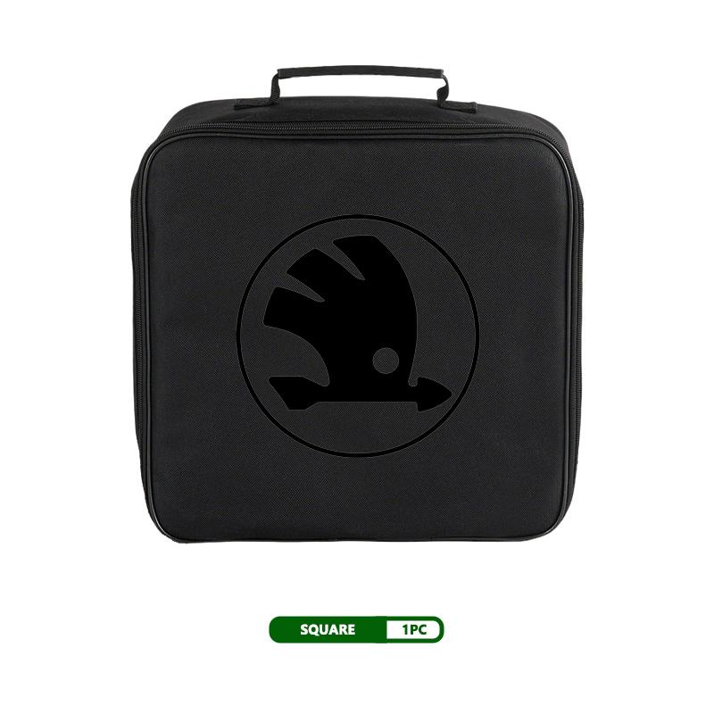 AAABS1 For Skoda Car Charging Cable Rechargeable Gun Storage Bag Kamiq Karoq Octavia 2 3 Rapid Scala Kami Fabia VII VRS