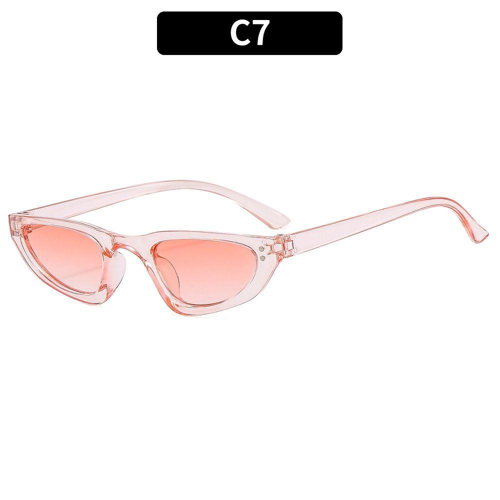 

Солнцезащитные очки кошачий глаз, черные, женские, брендовые, узкая оправа, прямоугольные оттенки, маленькие очки, мужские солнцезащитные очки, женские, мужские, UV400 розовый