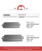 Cast Iron Double Ear Rectangular Baking Pan - Double-Sided Grill & Fry Pan for Outdoor Camping