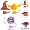 Harry Potter 3D Cartoon Straw Cap - Cute Stanley Accessory for 10mm Straws