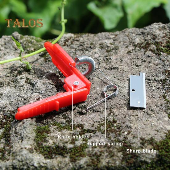 5/10 Pcs Picking Tools Spring Sharp Blade Fruit Picker Reduce Hand Fatigue Portable Gardening Thump Vegetable Cutter Garden Leaf Trimming Tool