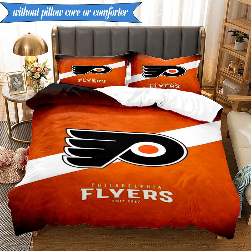 3PCS Flyers Team Logo Art Bedding Set,Including 1pc Duvet Cover And 2pcs Pillowcases Perfect for Bedroom, Dormitory, Fan Christmas gift