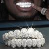 14K Gold Plated Zircon Grillz: Halloween Cross-Border Hip Hop Tooth Jewelry