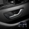 Interior Accessories 2PCS Carbon Fiber Inner Bowl Frame Cover Trim For Hyundai Staria 2021-2026 Car Tuning