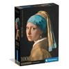 Puzzle Compact 1000 Pièces : Vermeer - La Jeune Fille À La Perle