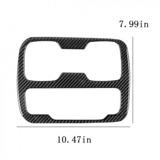 Black Gear Shift Panel Cover Sticker Carbon Fiber For Chevrolet Colorado 2015-20