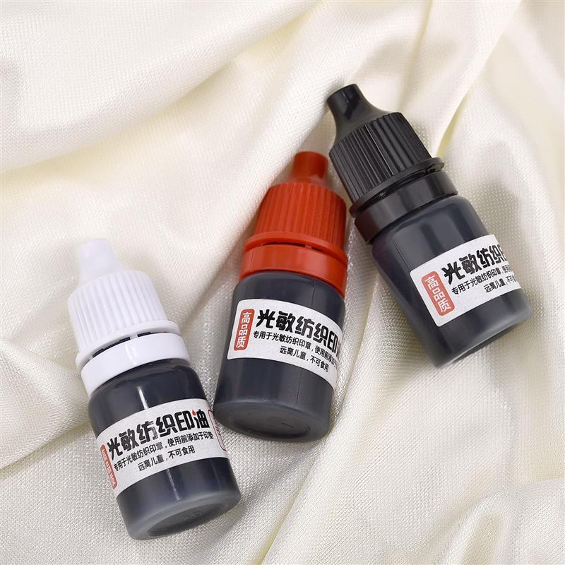 10 ml albastru roșu negru cerneală textil haine cerneală cerneală specială pentru studenți copii nume ștampila imprimare pe îmbrăcăminte impermeabilă nu se estompează