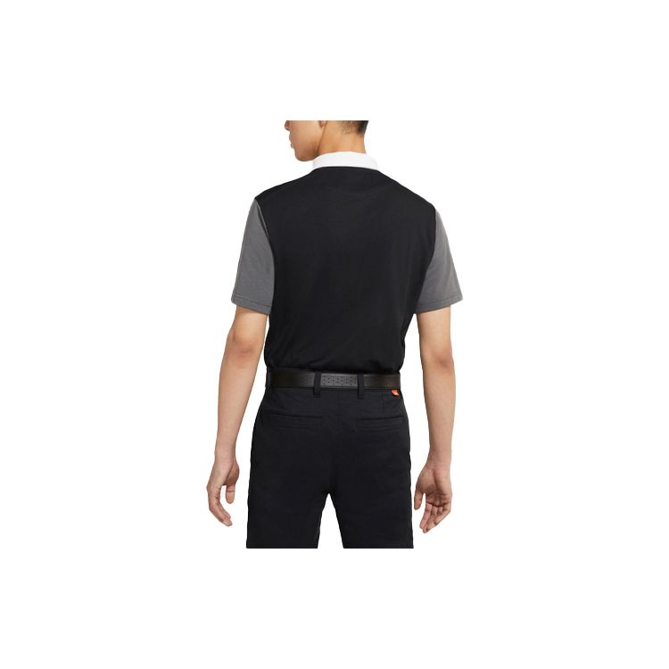 Nike Dri-Fit Player Colorblock Golf Polo Shirt Men Tops Black CV3495-010
