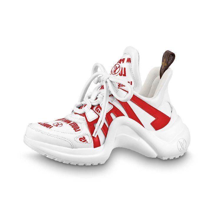 Louis Vuitton Lv Archlight Sneakers 'White Red' Women's 1A9D4E