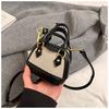 Children's Korean Color Block Mini Crossbody Bag with Earphone and Coin Pouch 2025 Winter Collection