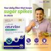 Celevida Diafiber Diabetes Care Supplement | 100% Plant-Based Fibersol for Post Meal Sugar Control | 360g, 30 Sachets Pack of 1