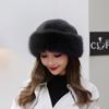 Imitation Fur Plush Beret Hat Fluffy Ear Protection Hat Casual Wool Painter Hat  Winter