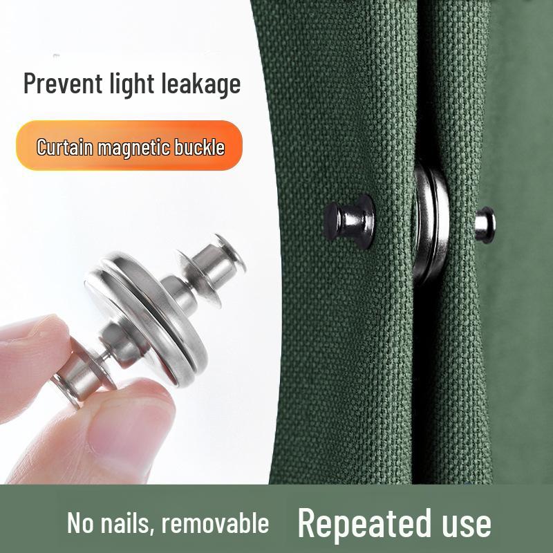 Magnetischer Vorhang Lichtblockierender Schnallen Zubehörsatz