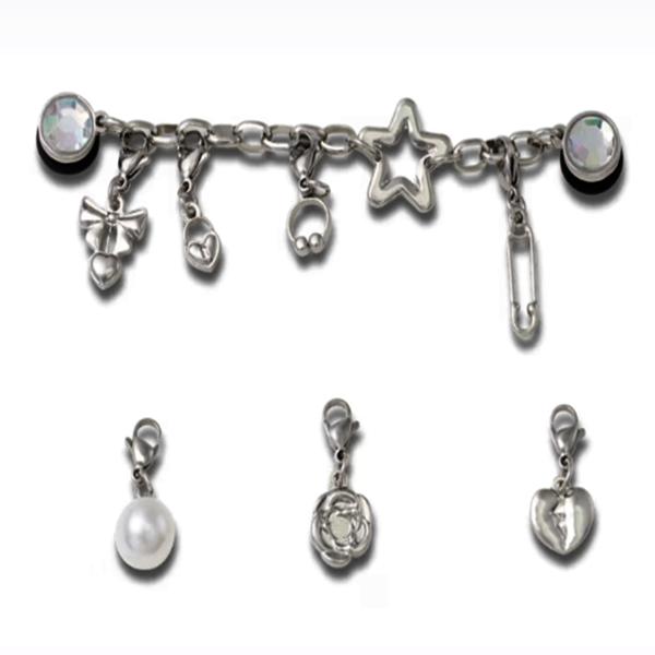 Crocs Punk Silver Charm Chain 10013672