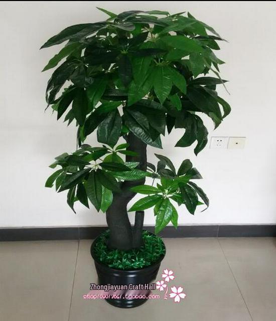 Большое искусственное дерево магнолии, 2 м - Денежное дерево для декора гостиной и отеля