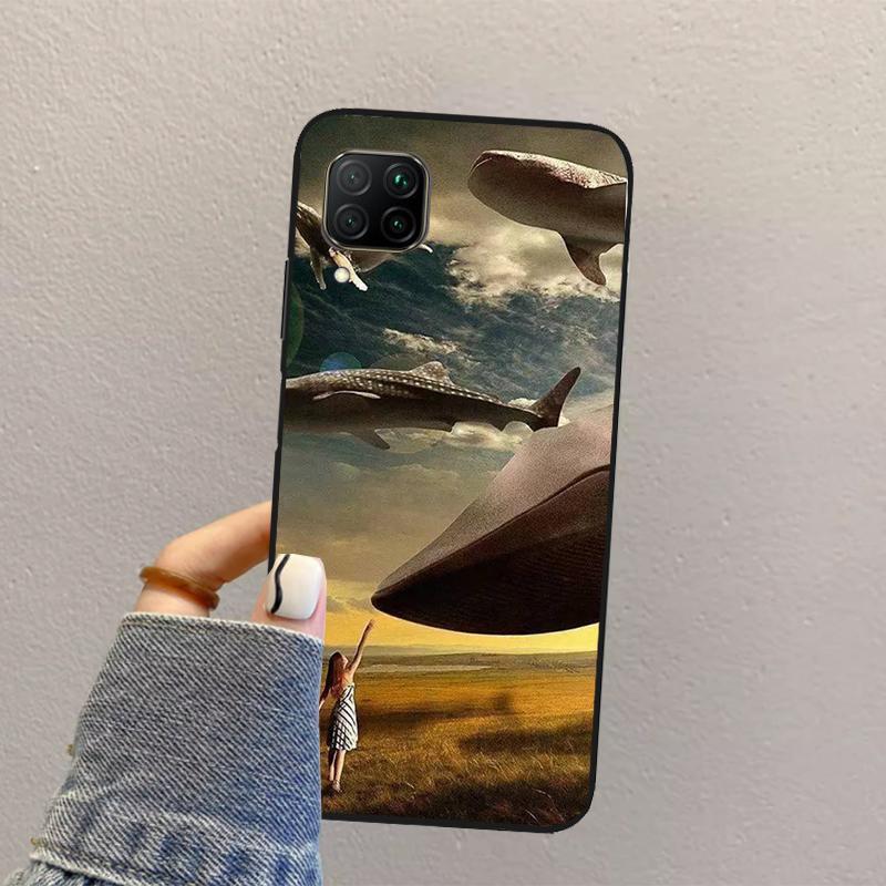 Flying Whale Magical For Huawei Nova Y70 Y90 Y60 Y73 Y72 Y61 Y91 12s 12i 11i 8i 9 10 SE P40 Lite P60 P30 Pro Case